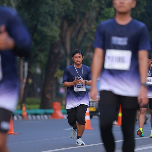 Race photo from KEMLU RUN 2026