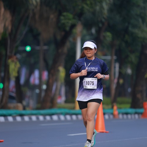 Race photo from KEMLU RUN 2026