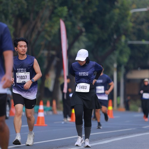Race photo from KEMLU RUN 2026