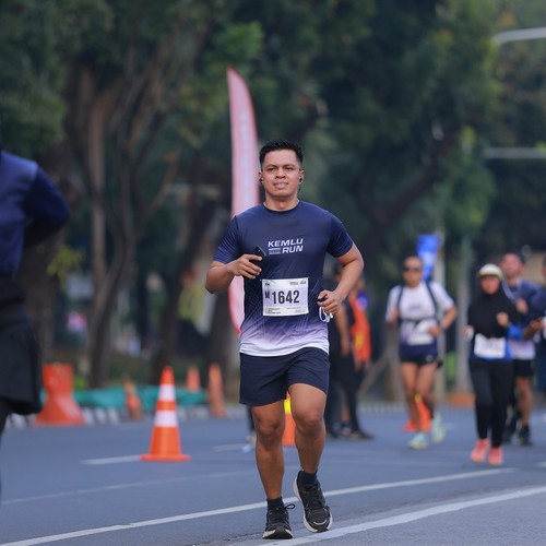 Race photo from KEMLU RUN 2026