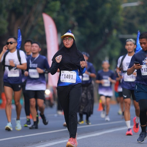 Race photo from KEMLU RUN 2026