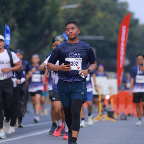 Race photo from KEMLU RUN 2026