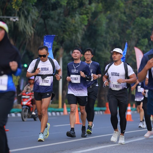 Race photo from KEMLU RUN 2026