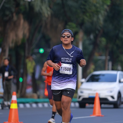 Race photo from KEMLU RUN 2026