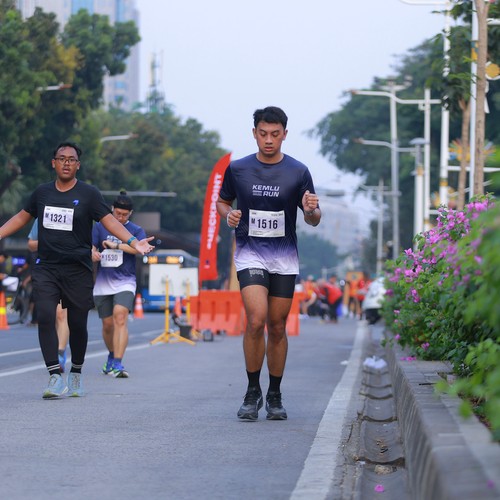 Race photo from KEMLU RUN 2026