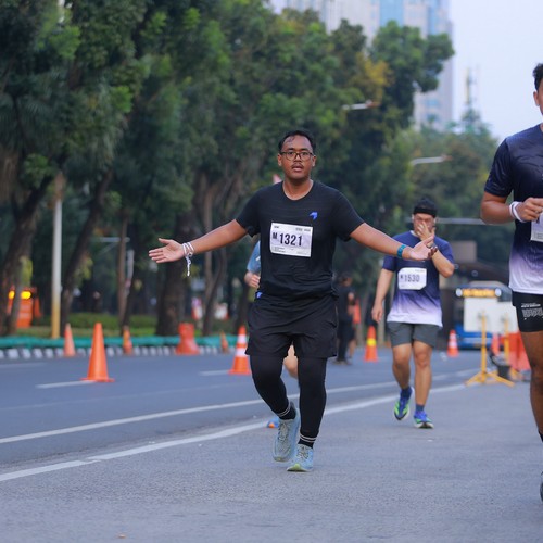 Race photo from KEMLU RUN 2026