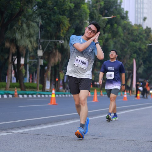 Race photo from KEMLU RUN 2026