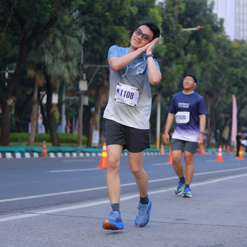 Race photo from KEMLU RUN 2026