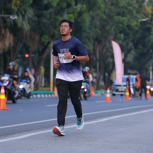 Race photo from KEMLU RUN 2026