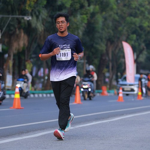 Race photo from KEMLU RUN 2026