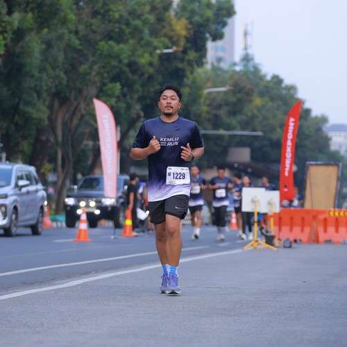 Race photo from KEMLU RUN 2026