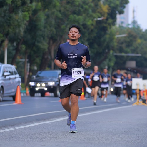 Race photo from KEMLU RUN 2026