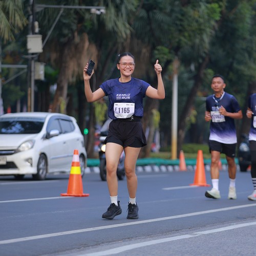 Race photo from KEMLU RUN 2026