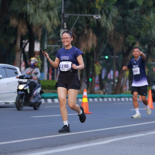 Race photo from KEMLU RUN 2026