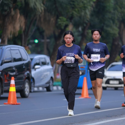 Race photo from KEMLU RUN 2026