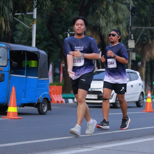 Race photo from KEMLU RUN 2026