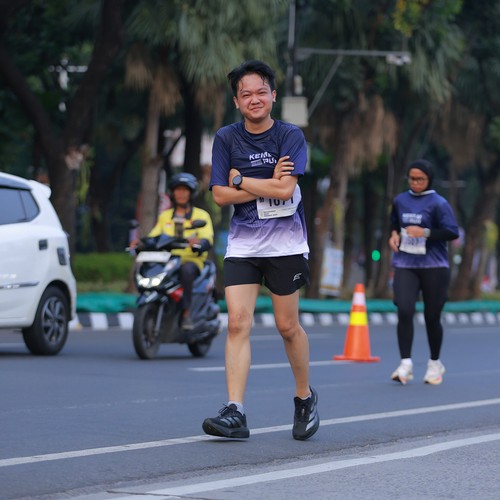 Race photo from KEMLU RUN 2026