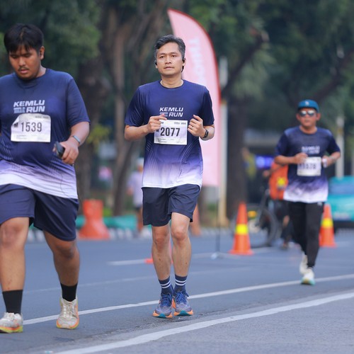 Race photo from KEMLU RUN 2026