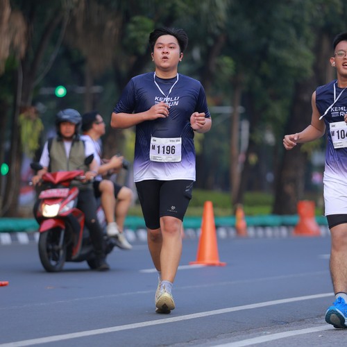 Race photo from KEMLU RUN 2026
