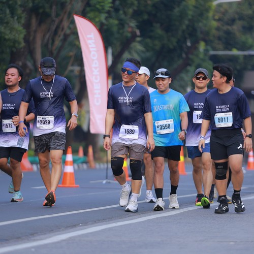 Race photo from KEMLU RUN 2026