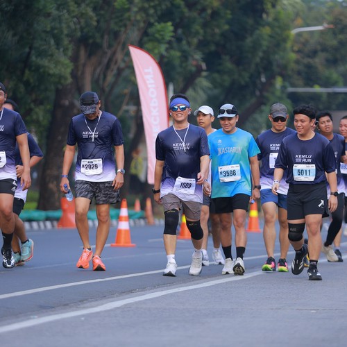 Race photo from KEMLU RUN 2026