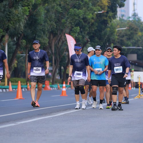 Race photo from KEMLU RUN 2026