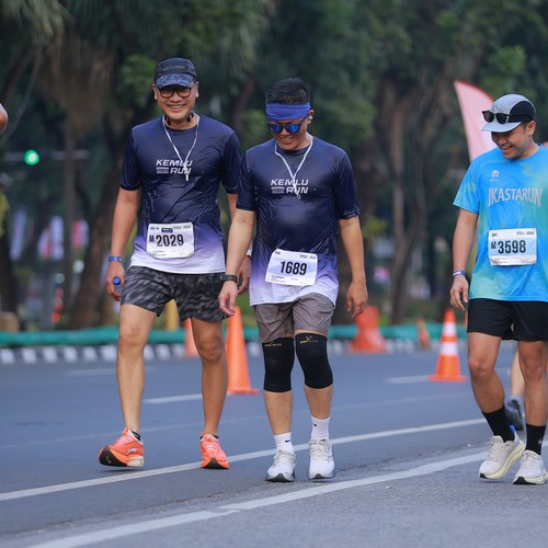 Race photo from KEMLU RUN 2026