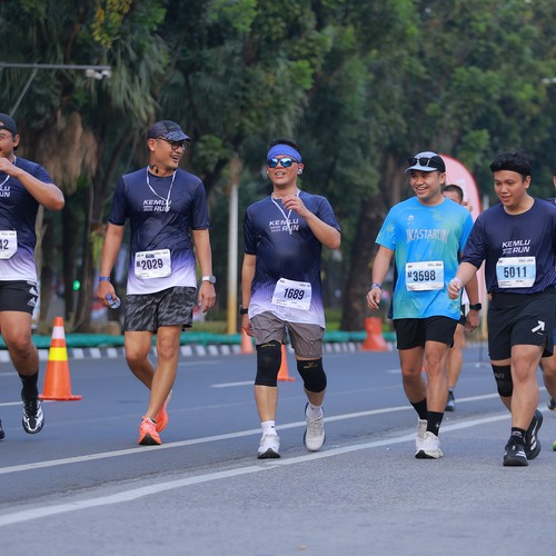 Race photo from KEMLU RUN 2026