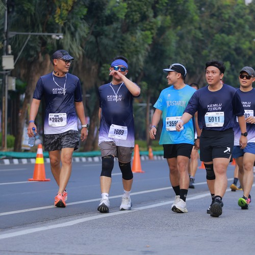 Race photo from KEMLU RUN 2026
