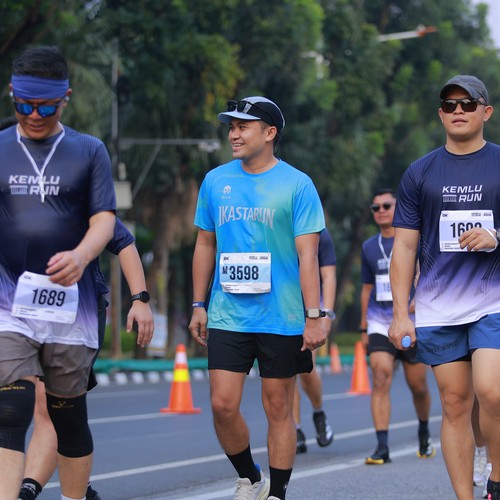 Race photo from KEMLU RUN 2026
