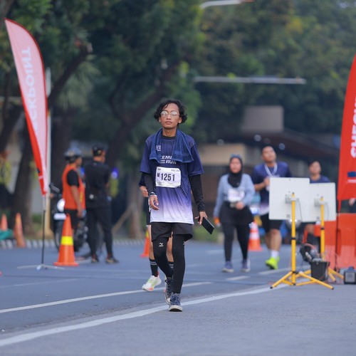 Race photo from KEMLU RUN 2026