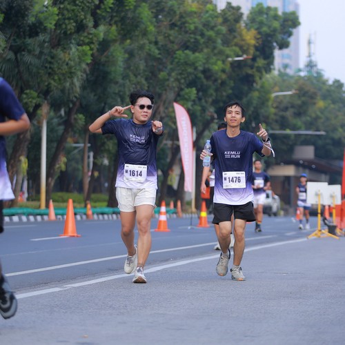 Race photo from KEMLU RUN 2026