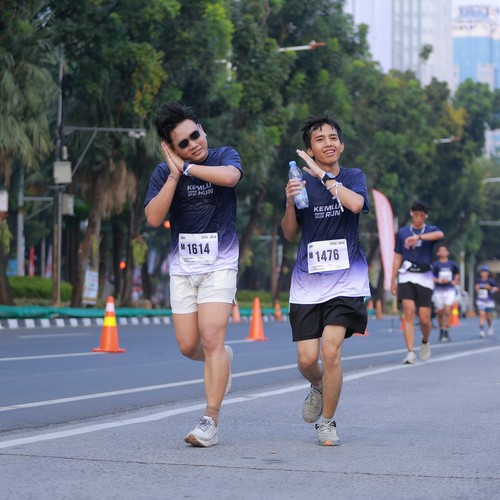 Race photo from KEMLU RUN 2026