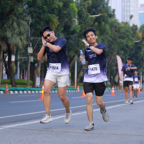 Race photo from KEMLU RUN 2026