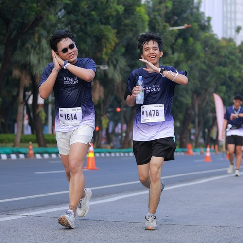 Race photo from KEMLU RUN 2026