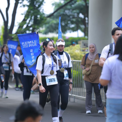 Race photo from KEMLU RUN 2026
