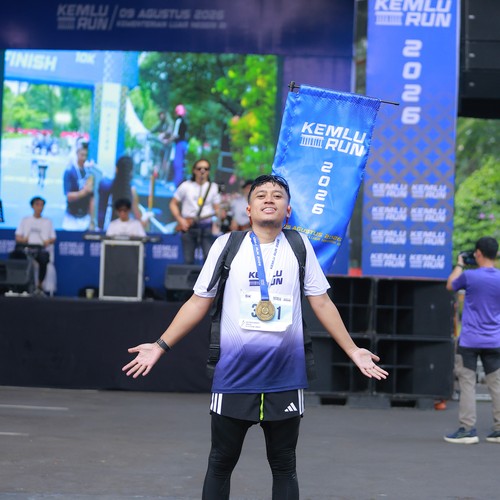 Race photo from KEMLU RUN 2026