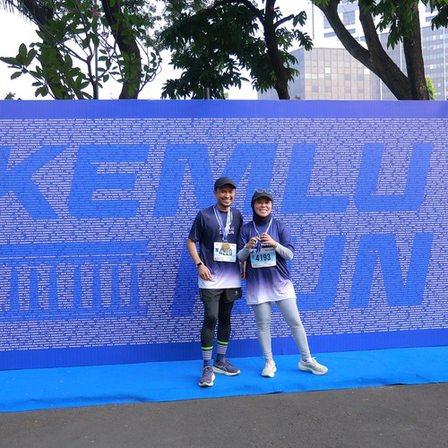 Race photo from KEMLU RUN 2026