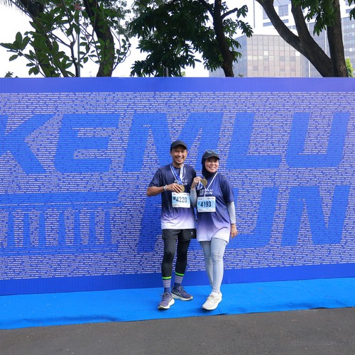 Race photo from KEMLU RUN 2026