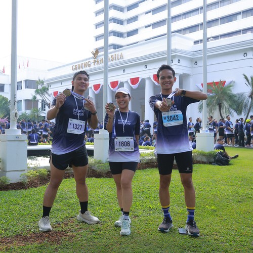 Race photo from KEMLU RUN 2026