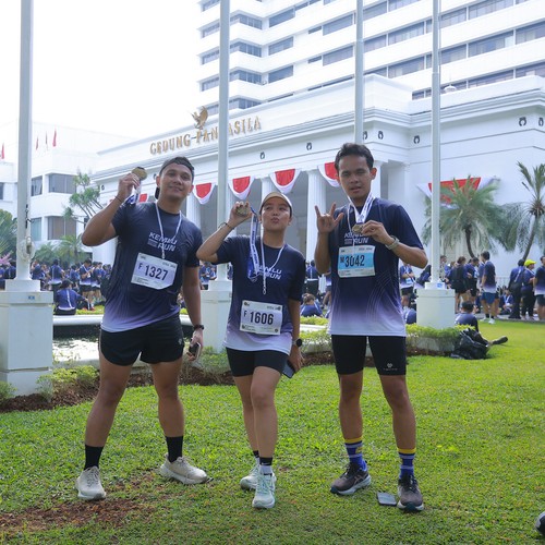 Race photo from KEMLU RUN 2026