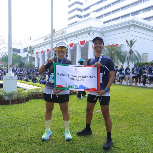 Race photo from KEMLU RUN 2026