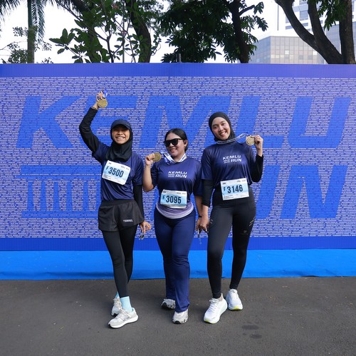 Race photo from KEMLU RUN 2026