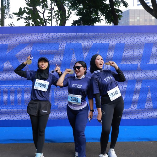 Race photo from KEMLU RUN 2026