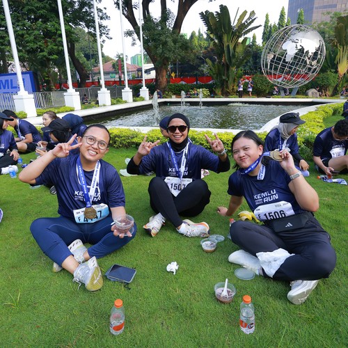 Race photo from KEMLU RUN 2026