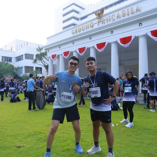 Race photo from KEMLU RUN 2026