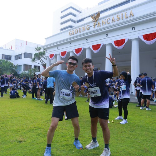 Race photo from KEMLU RUN 2026