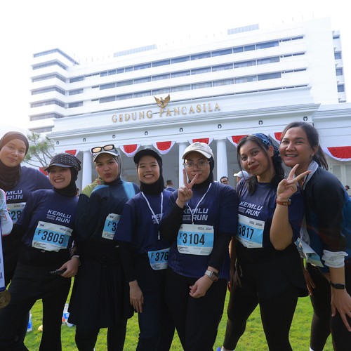 Race photo from KEMLU RUN 2026