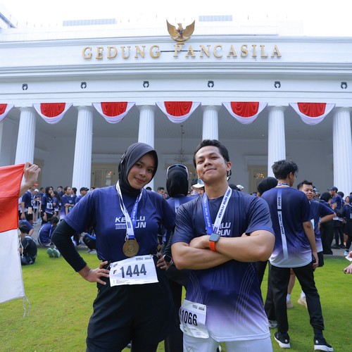 Race photo from KEMLU RUN 2026