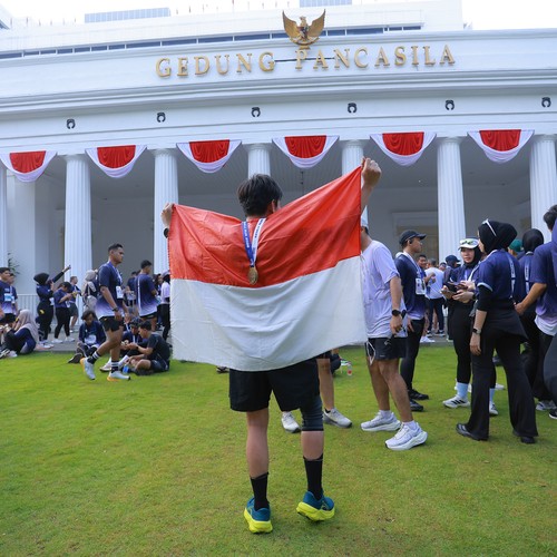 Race photo from KEMLU RUN 2026